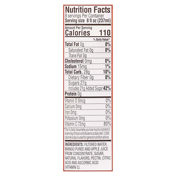 Langers Mongo Mango Juice, 64 oz