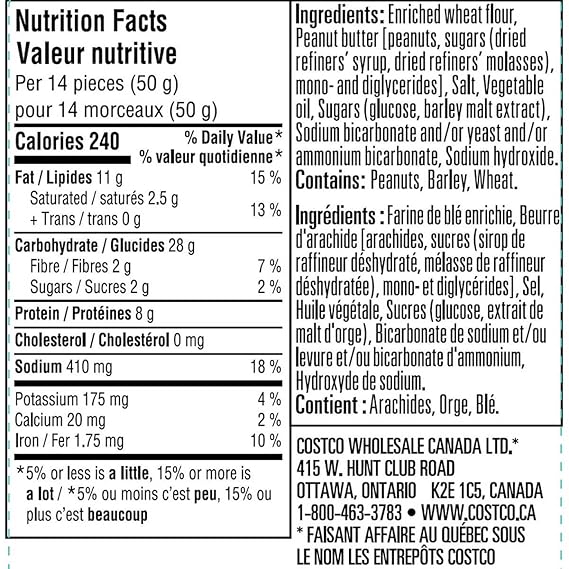 Kirkland Signature Peanut Butter Filled Pretzel Nuggets, 55 oz