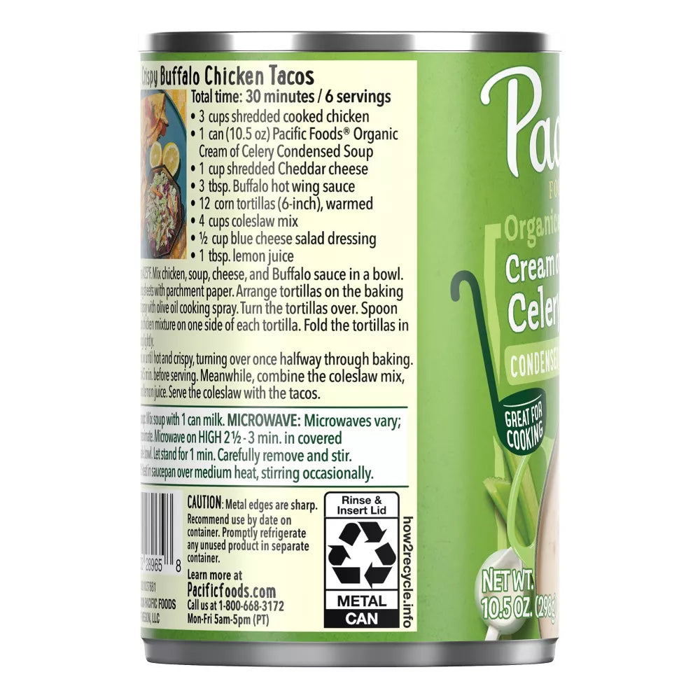 Pacific Foods Organic Cream of Celery Condensed Soup, 10.5 oz