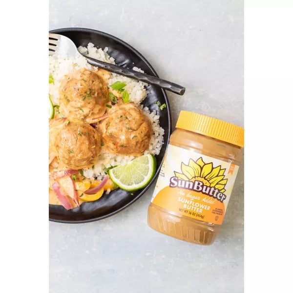 SunButter Natural No Sugar Added Sunflower Butter, 16 oz
