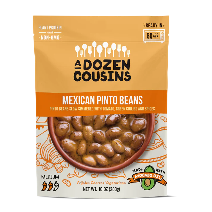 A Dozen Cousins Mexican Pinto Beans, 10 oz