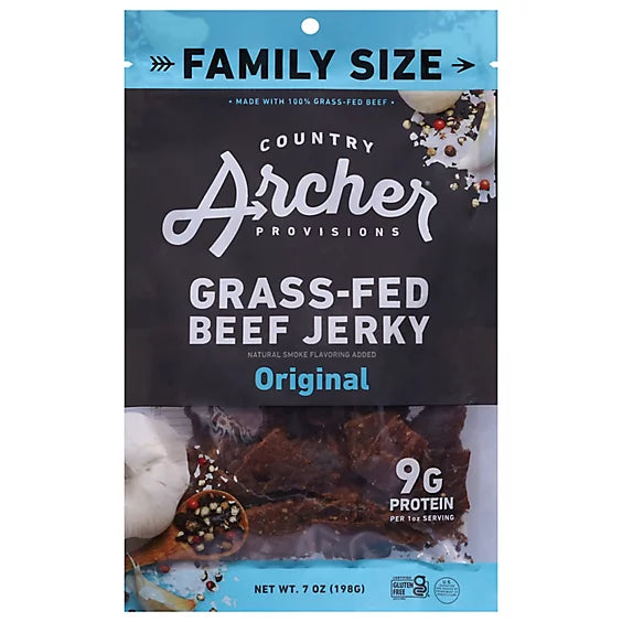 Country Archer Jerky Beef Original, 7 oz