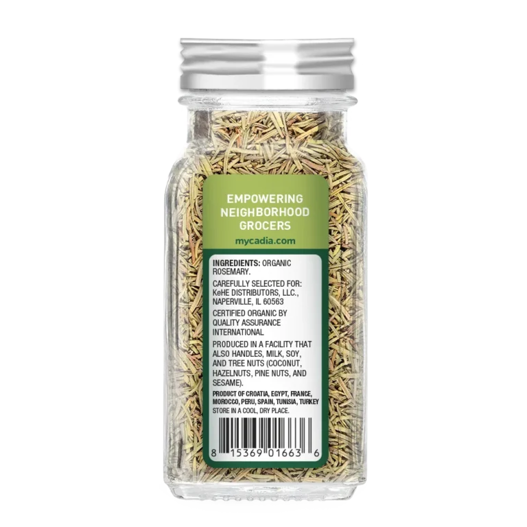 Cadia Organic Dried Rosemary, 1 oz