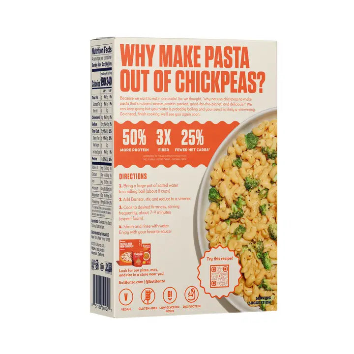 Banza Elbows, 8 oz