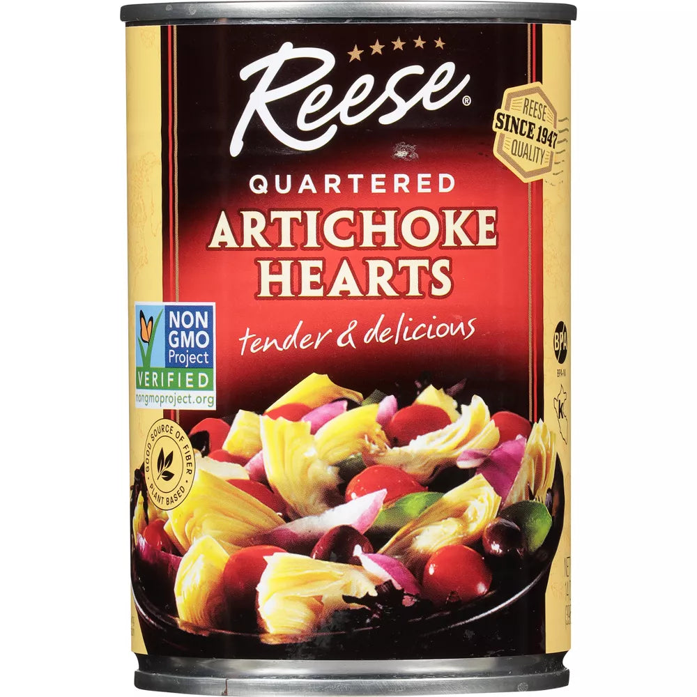 Reese Quartered Artichoke Hearts, 14 oz