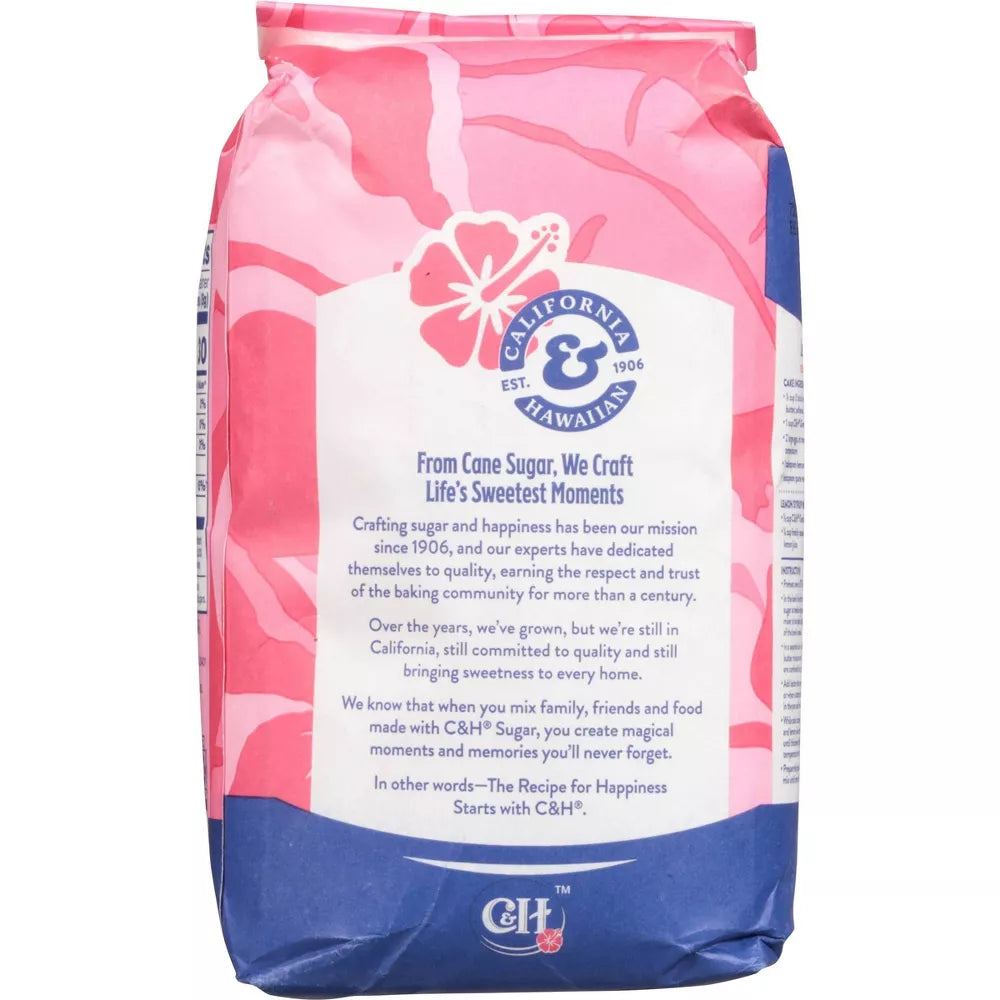 C&H Premium Pure Cane Granulated Sugar, 64 oz