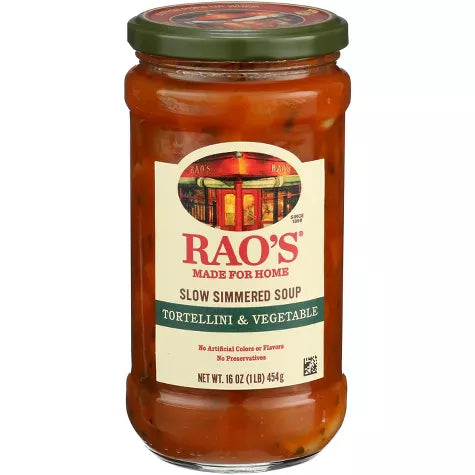 Rao's Homemade Slow Simmered Soup Tomato Basil, 16 oz