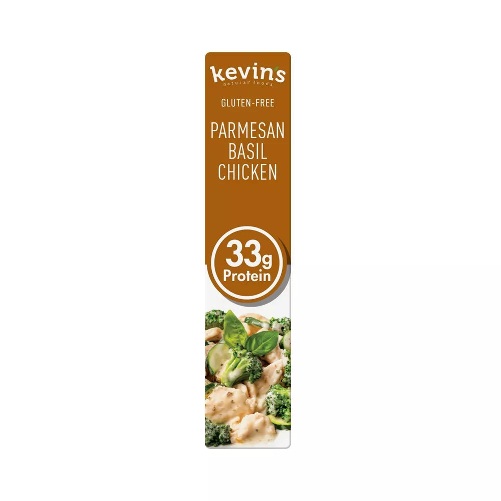 Kevin's Natural Foods Frozen Gluten Free Parmesan Basil Chicken, 9 oz