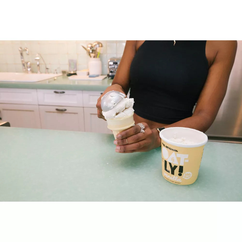 Oatly Vanilla Non-Dairy Frozen Dessert, 16 oz