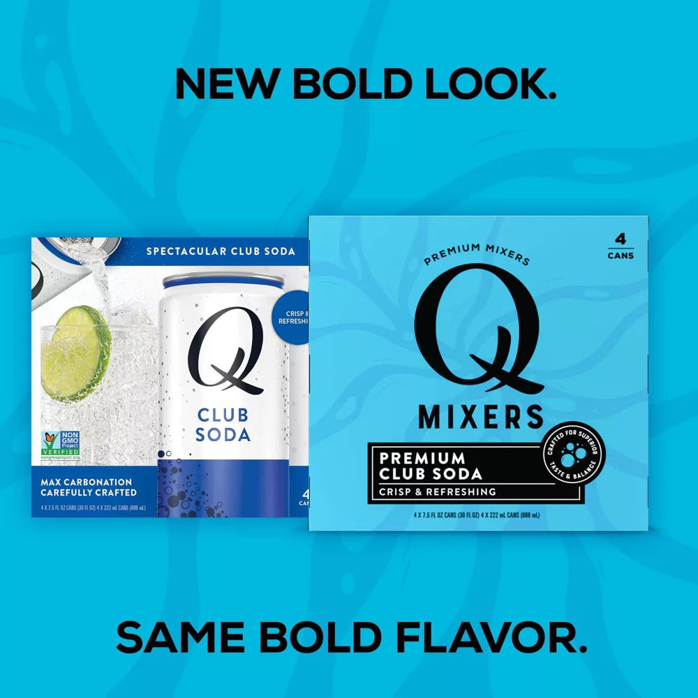 Q Tonic Club Soda, 4 Count