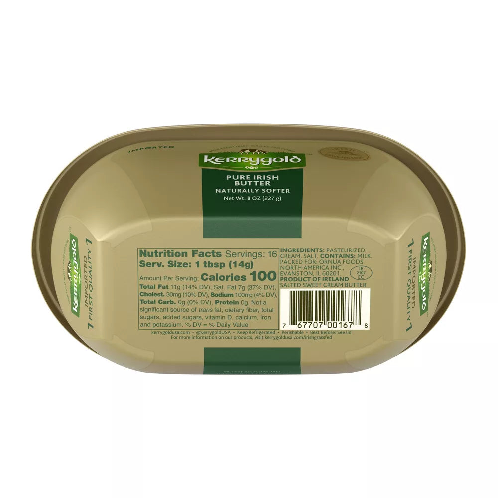 Kerrygold Naturally Softer Pure Irish Butter, 8 oz