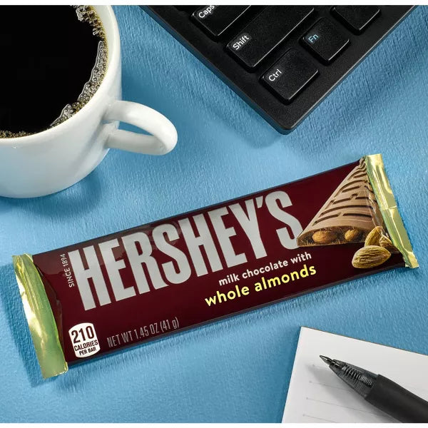 Hershey's Milk Chocolate with Almonds Candy Bar - 1.45 oz