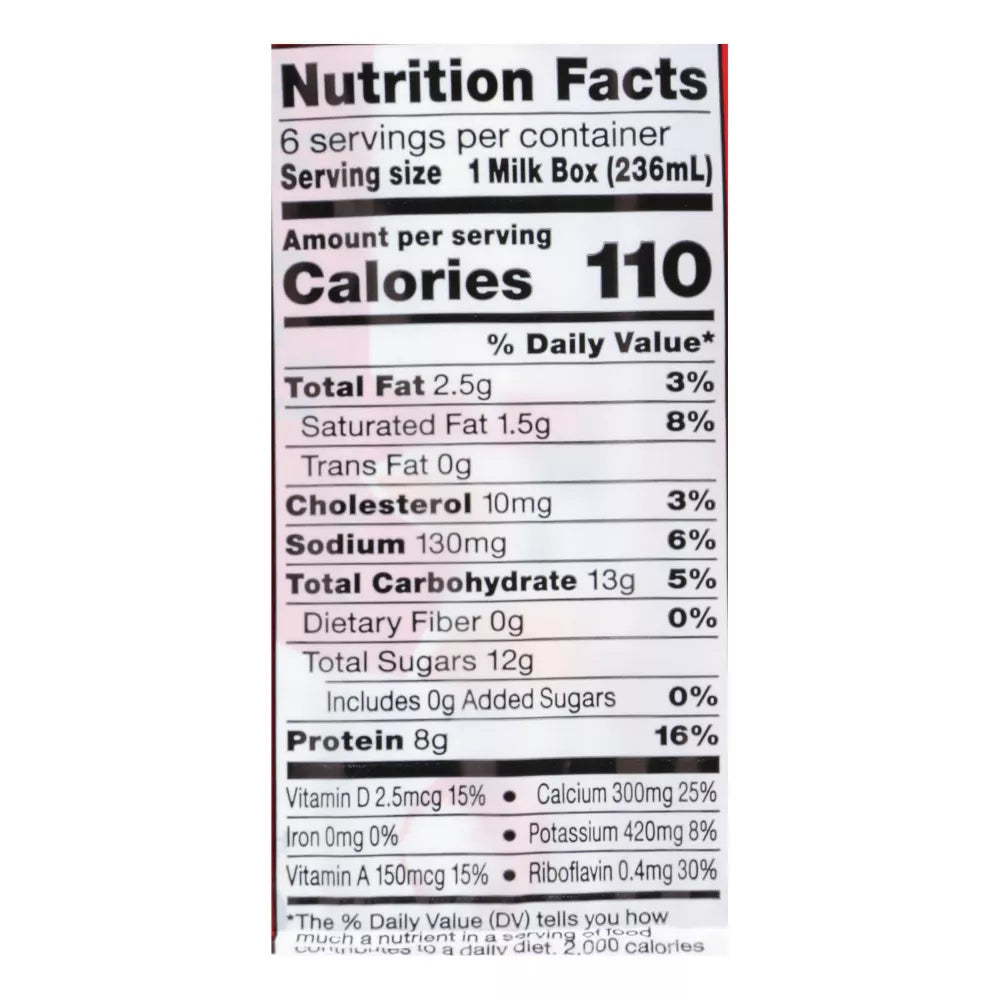 Horizon Organic Low Fat Milk, 6 Count