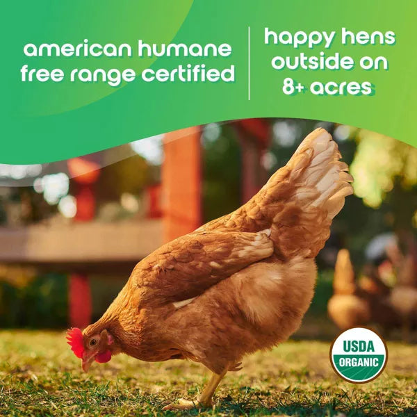 Happy Egg Co. Free Range Large Brown Organic Eggs, 1 Dozen