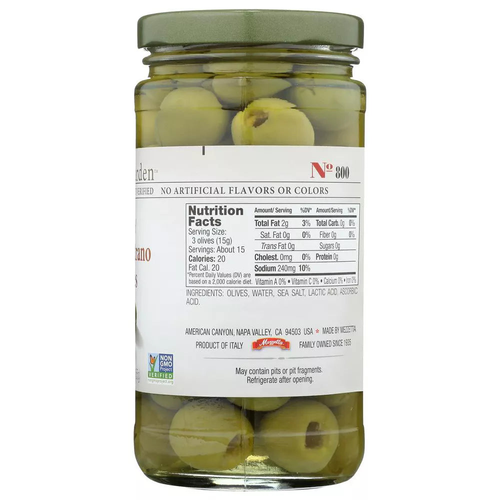 Jeff's Garden Pitted Castelvetrano Olives, 5.5 oz