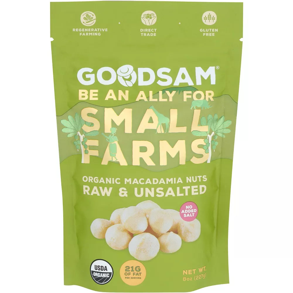 Goodsam Nuts Raw Macadamia, 8 oz