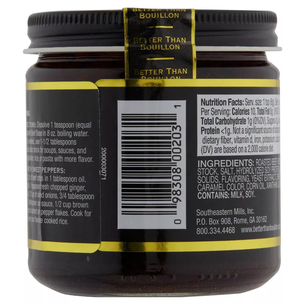 Better Than Bouillon Organic Beef Base, 8 oz