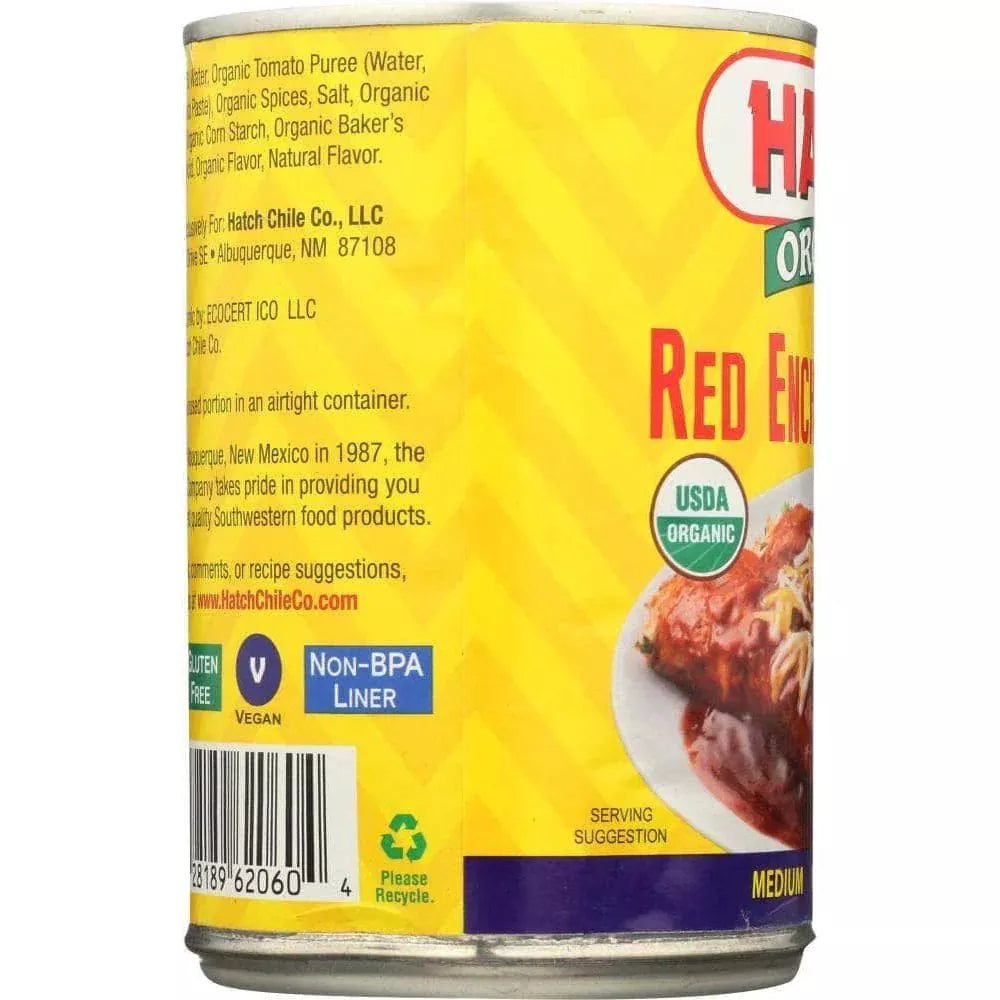 Hatch Organic Red Enchilada Medium Sauce, 15 oz