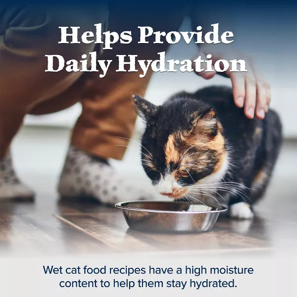 Blue Buffalo Wilderness Natural Adult Pate Wet Cat Food with Chicken Recipe, 5.5 oz