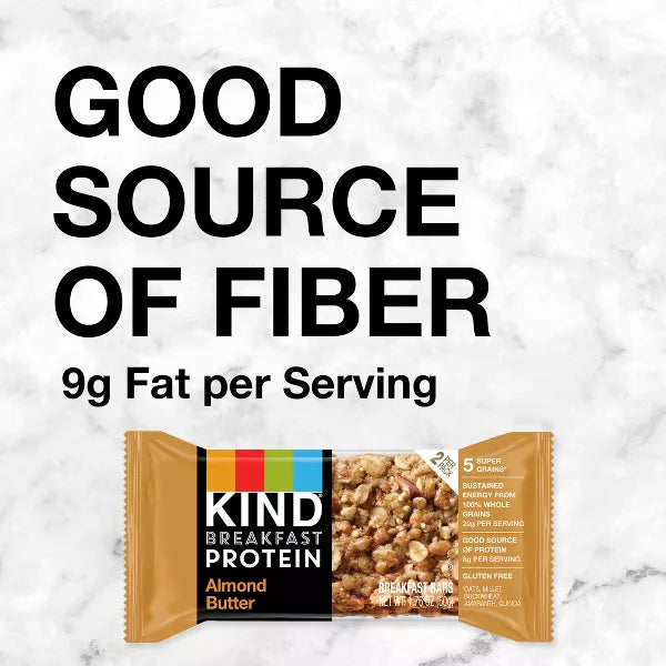 Kind Breakfast Almond Butter Bars, 6 Count