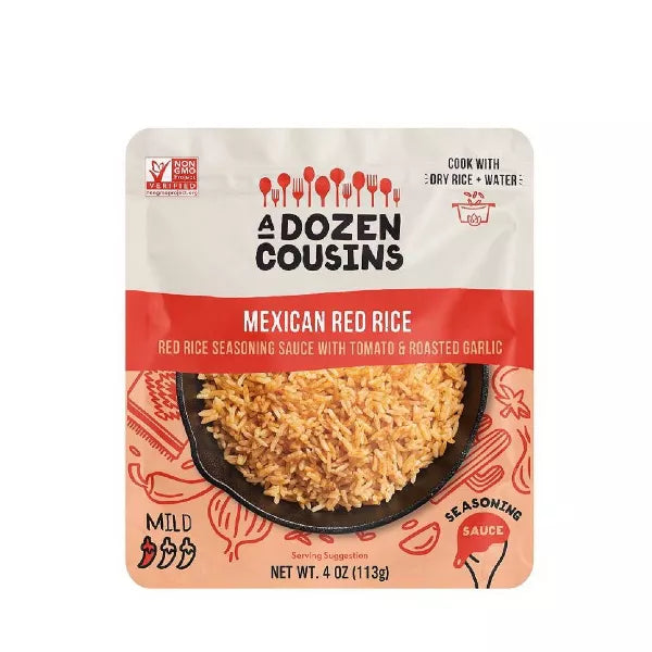 A Dozen Cousins Mexican Red Rice Seasoning Sauce, 4 oz