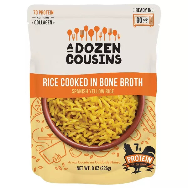 A Dozen Cousins Classic Bone Broth Rice, 8 oz