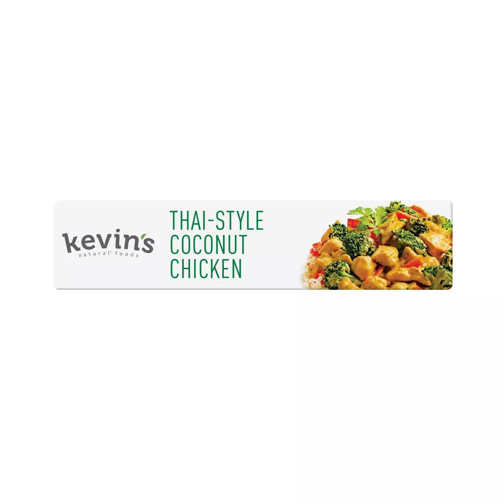 Kevin's Natural Foods Frozen Gluten Free Thai-Style Coconut Chicken, 9.5 oz