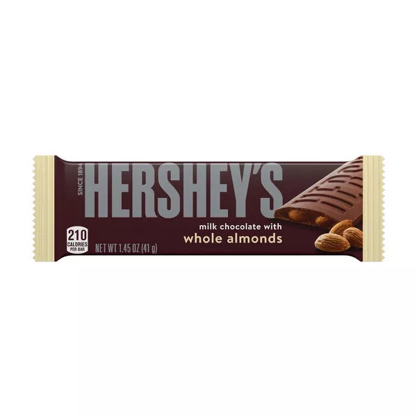 Hershey's Milk Chocolate with Almonds Candy Bar - 1.45 oz