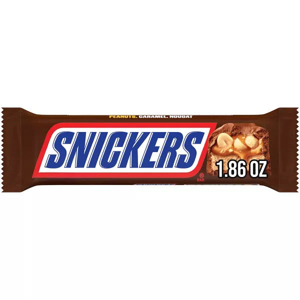 Snickers Full Size Chocolate Candy Bar - 1.86 oz