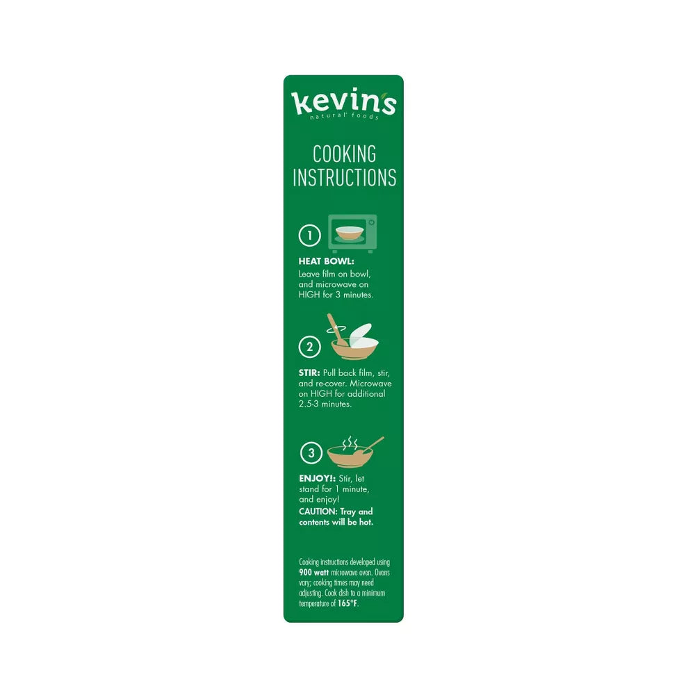 Kevin's Natural Foods Frozen Gluten Free Thai-Style Coconut Chicken, 9.5 oz