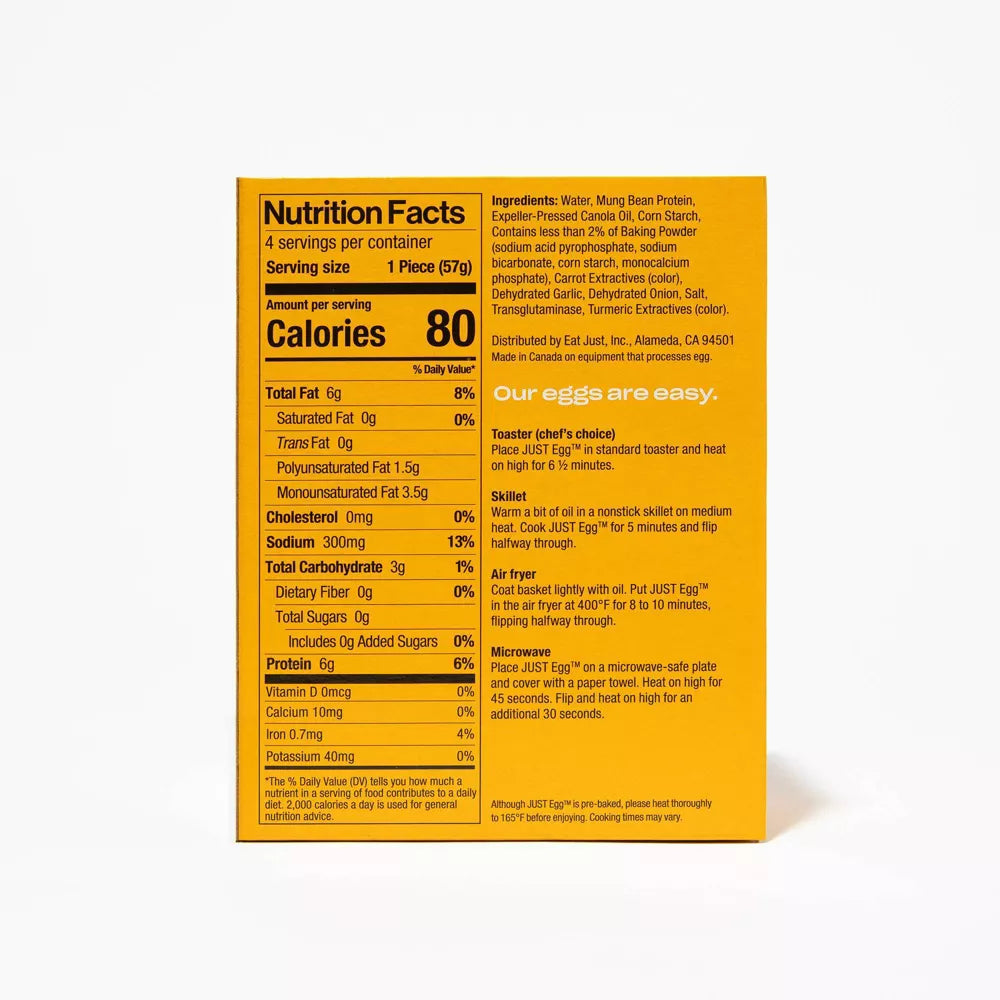 JUST Egg Frozen Folded, 8 oz