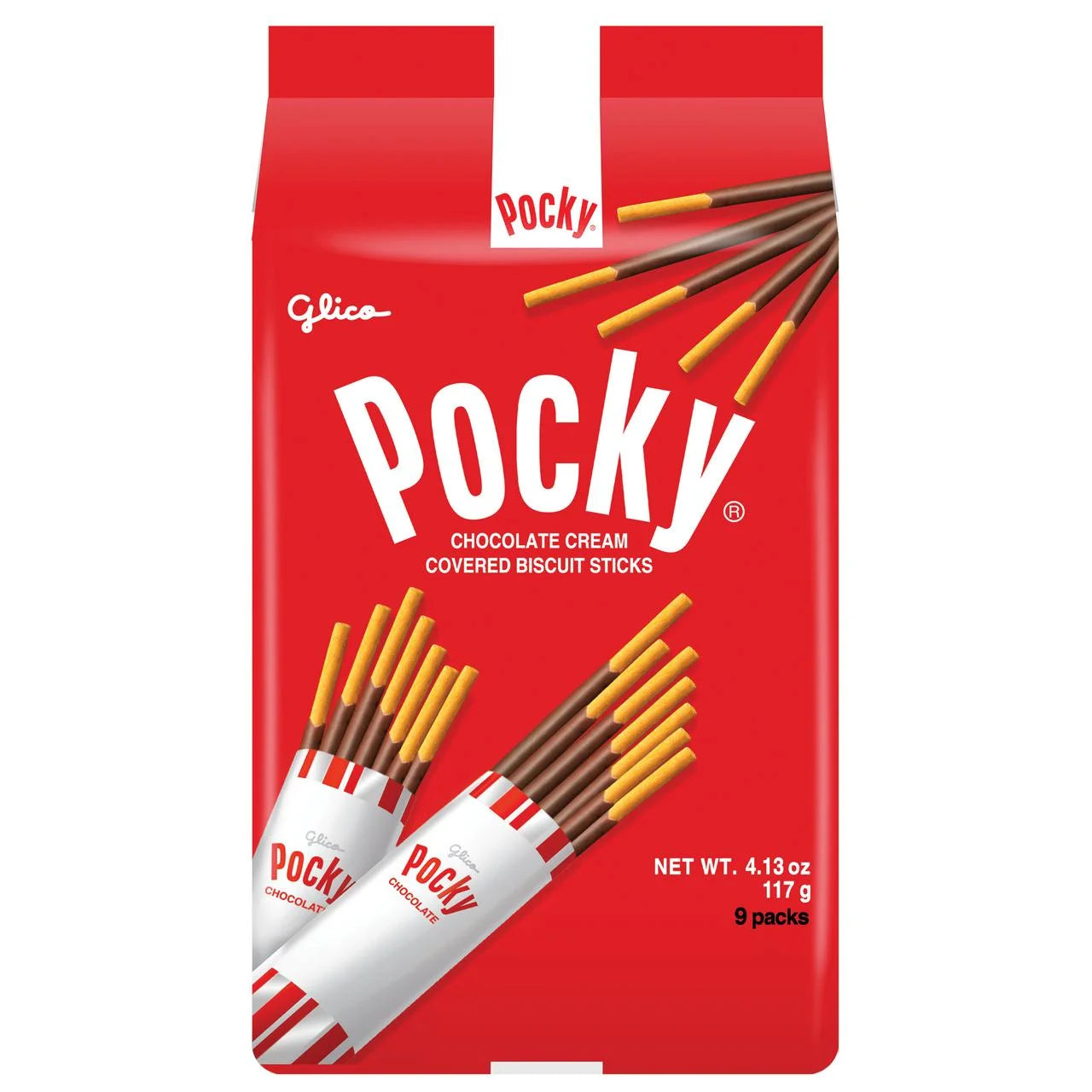 Pocky Chocolate Biscuit Sticks Bag, 4.13 oz