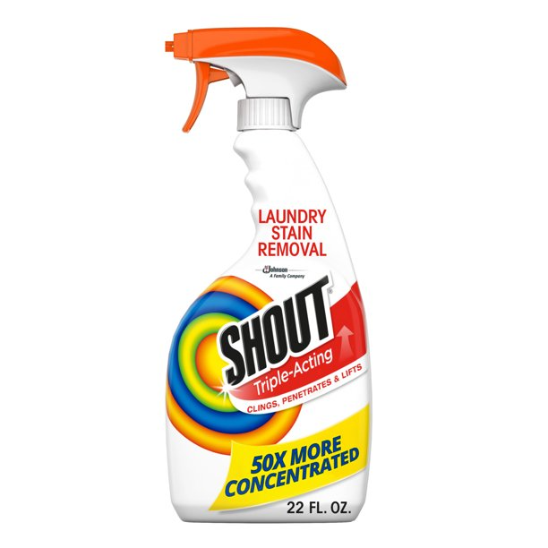Shout Triple-Acting Laundry Stain Remover, 22 oz