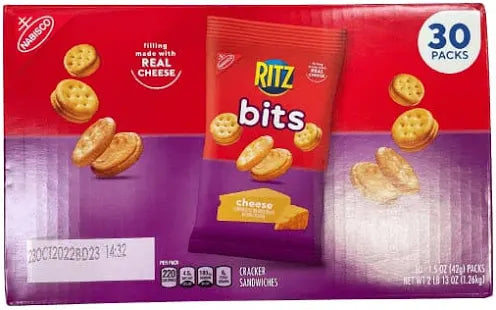 Ritz Bits Crackers Sandwiches Cheese 30 ct, 1.5 oz