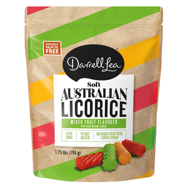 Darrell Lea Soft Australian Licorice Mixed Fruit, 7 oz