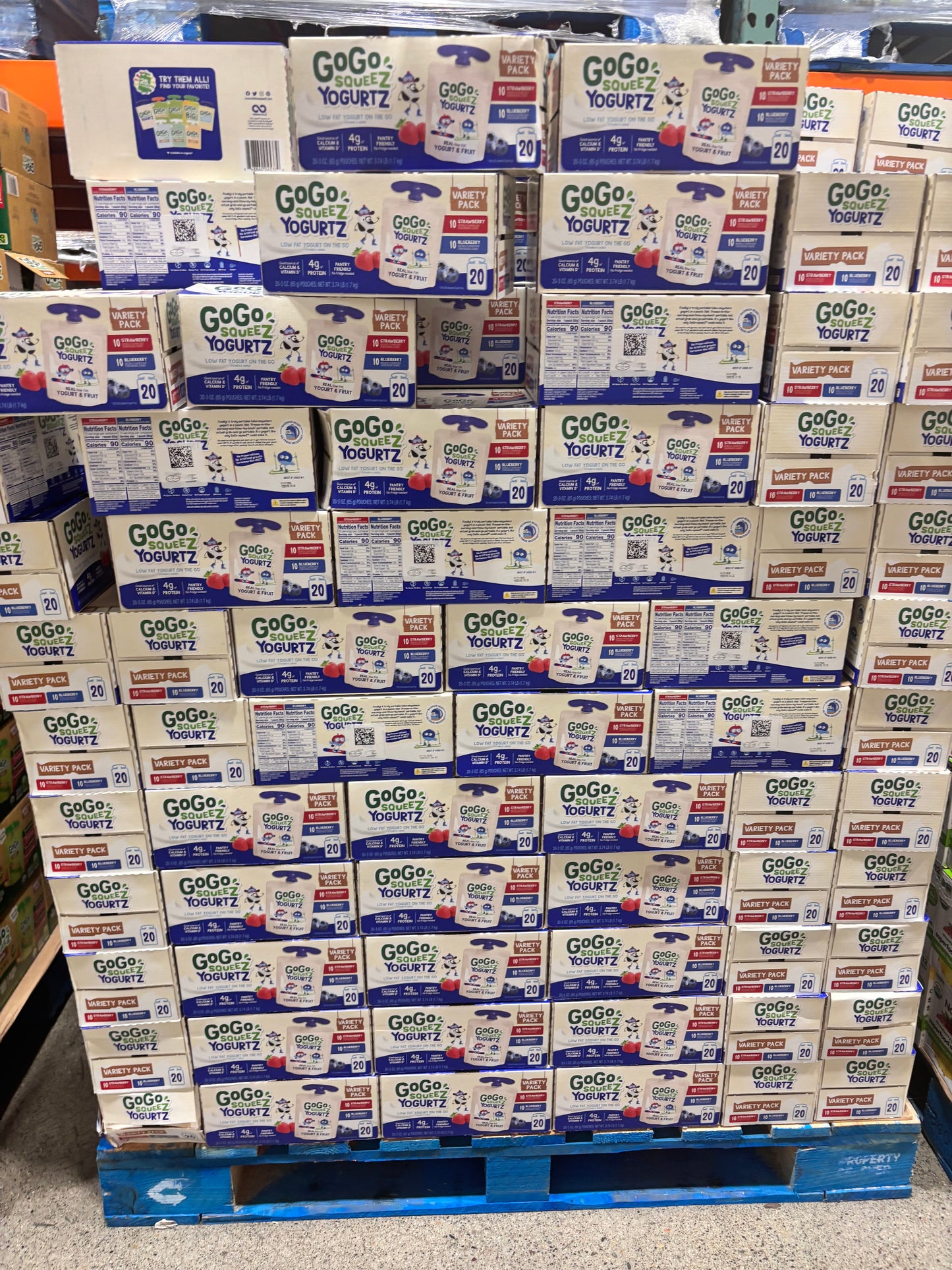 GOGO Squeez Variety Pack 20 ct, 3 oz
