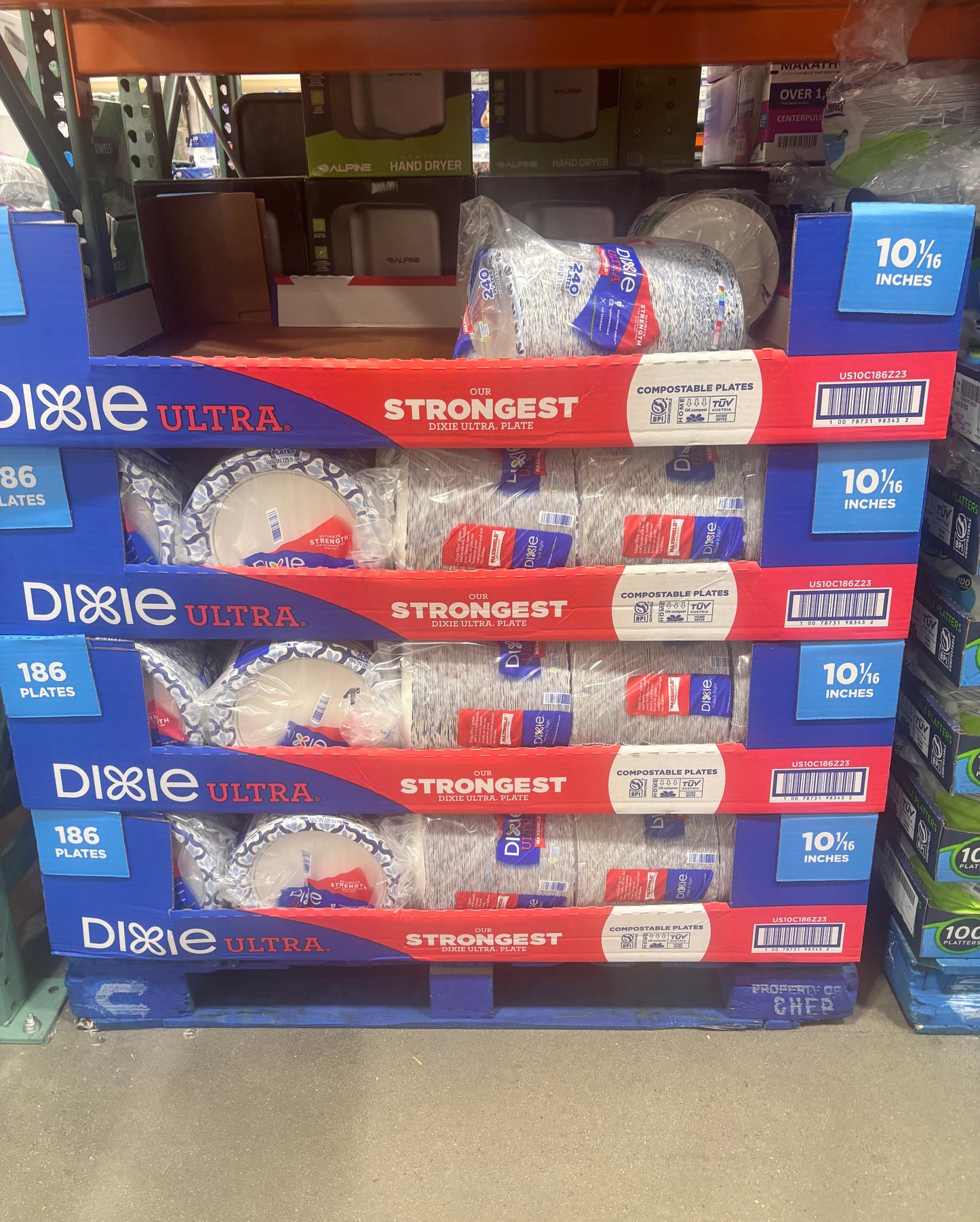 Dixie Ultra 10-1/16" Paper Plate, 186 Count