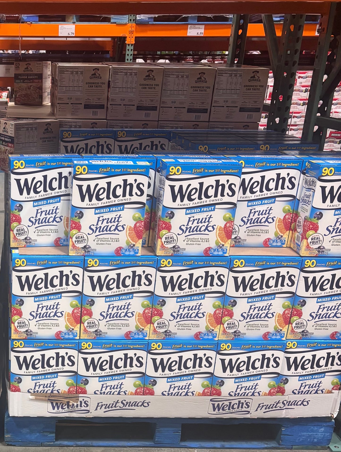Welch's Mixed Fruit Snacks, 90 Count