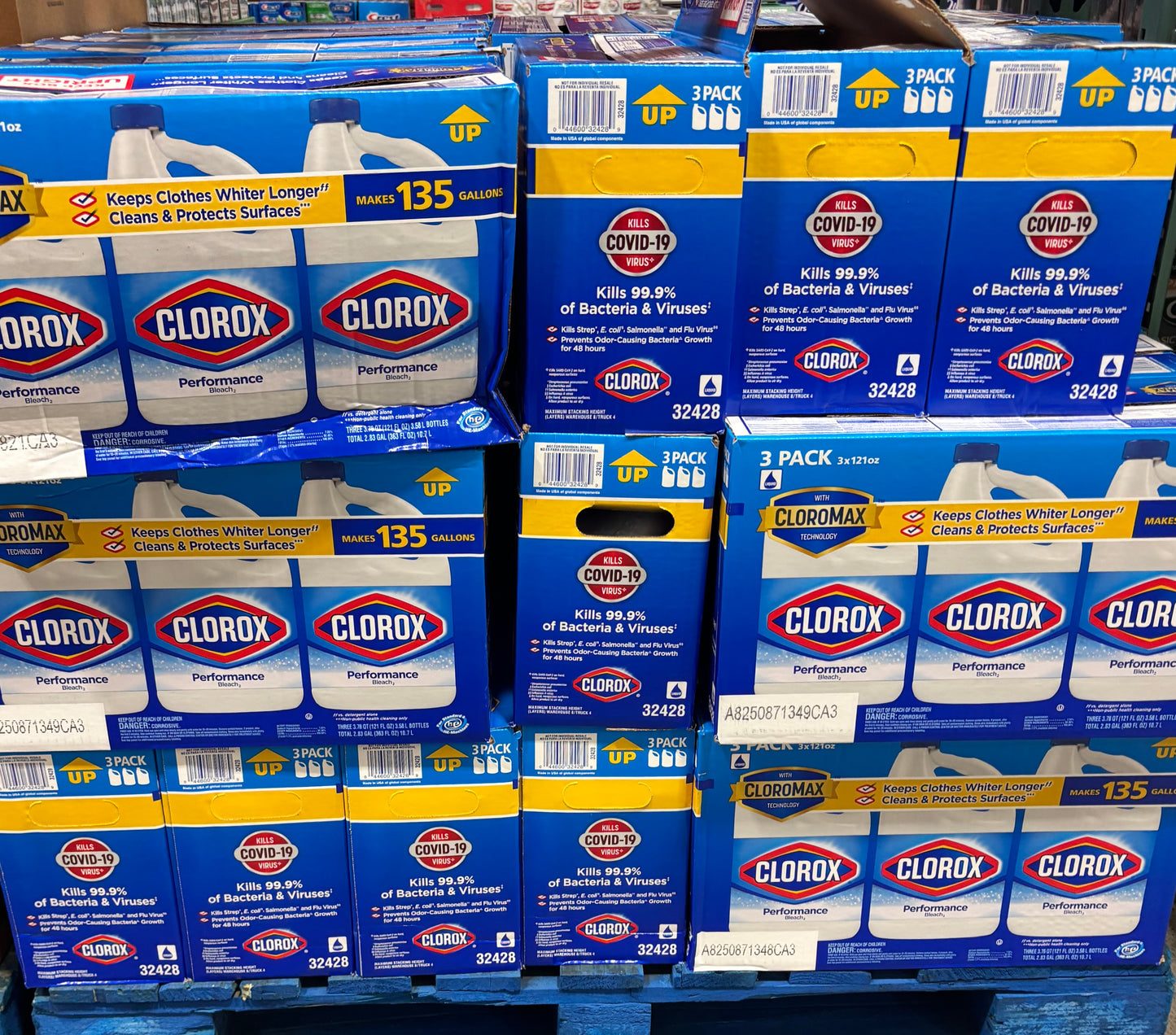 Clorox Performance Bleach 3 ct, 121 oz