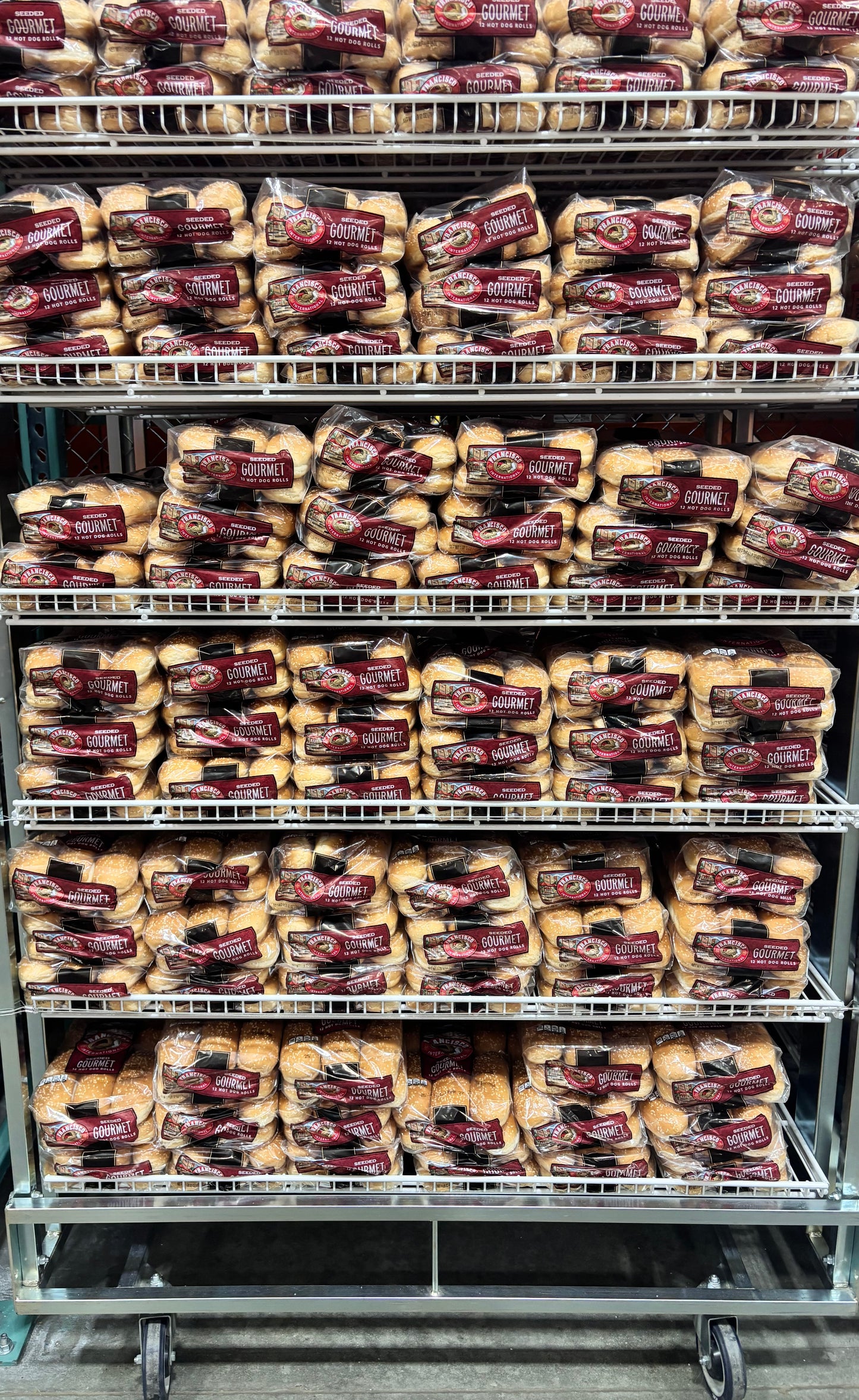 Francisco Deli Gourmet Seeded Hot Dog Buns, 16 ct