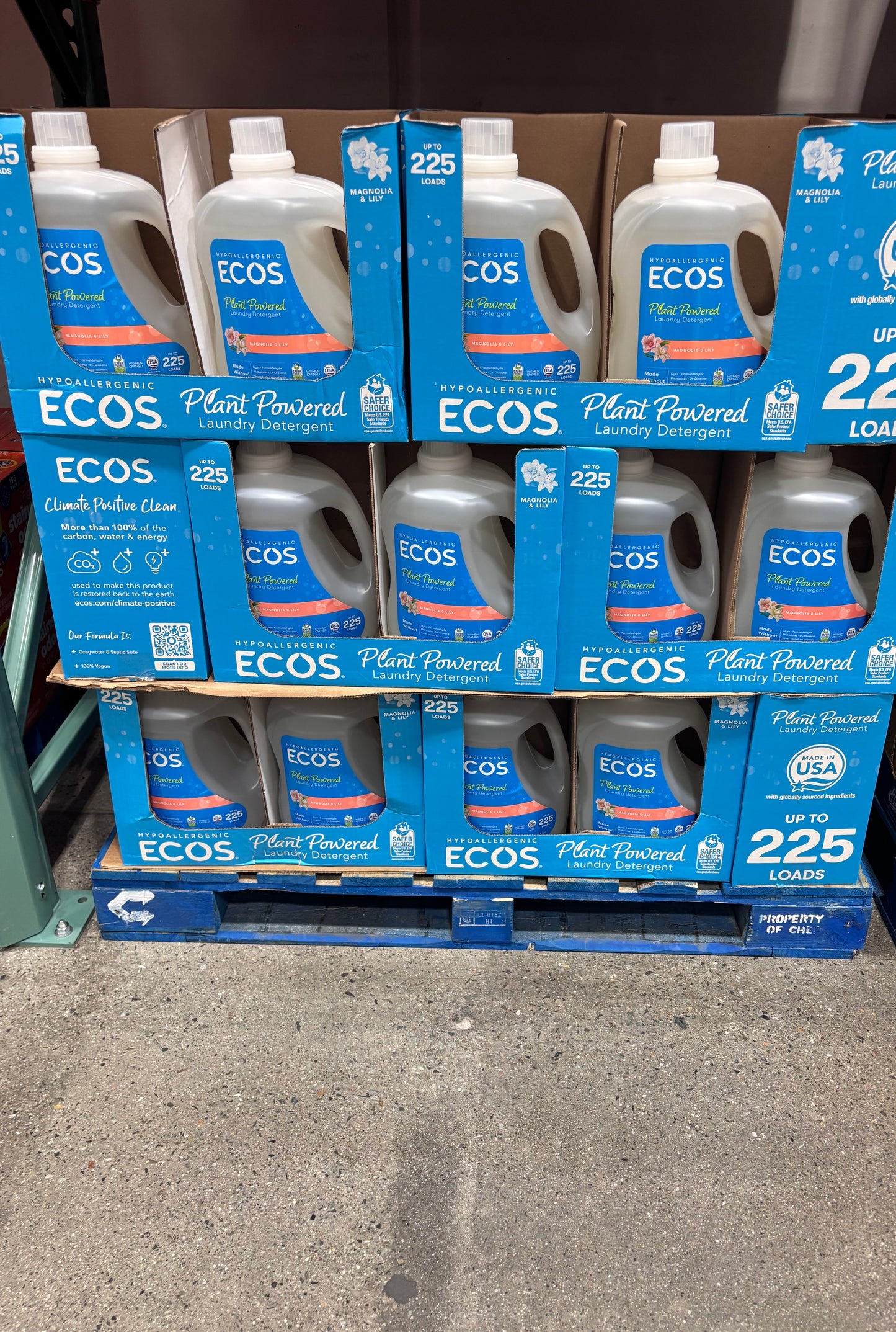 Ecos Liquid Laundry Detergent Free & Clear, 225 Loads