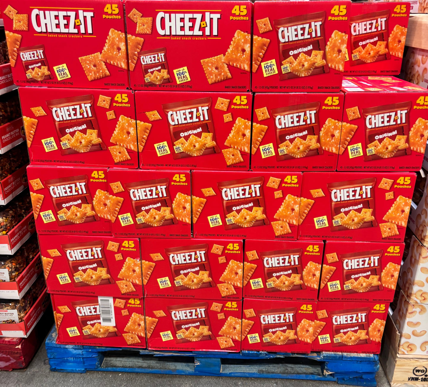 Cheez-It Crackers Cheddar 45 ct, 1.5 oz
