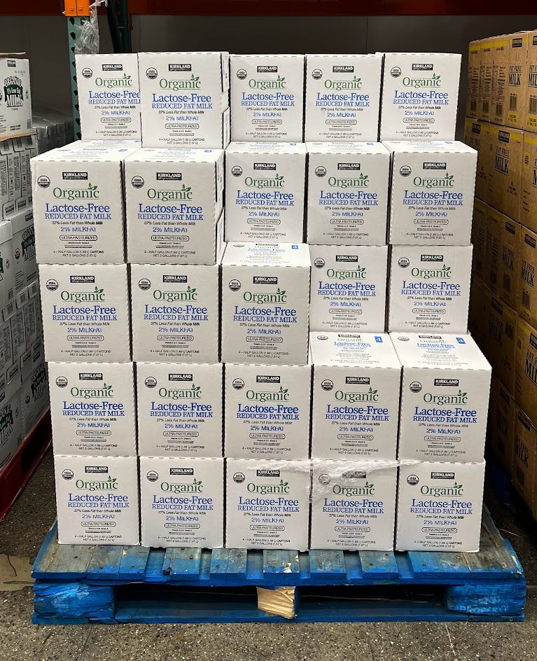 Kirkland Signature Organic Lactose Free Milk 3 ct, 64 fl oz