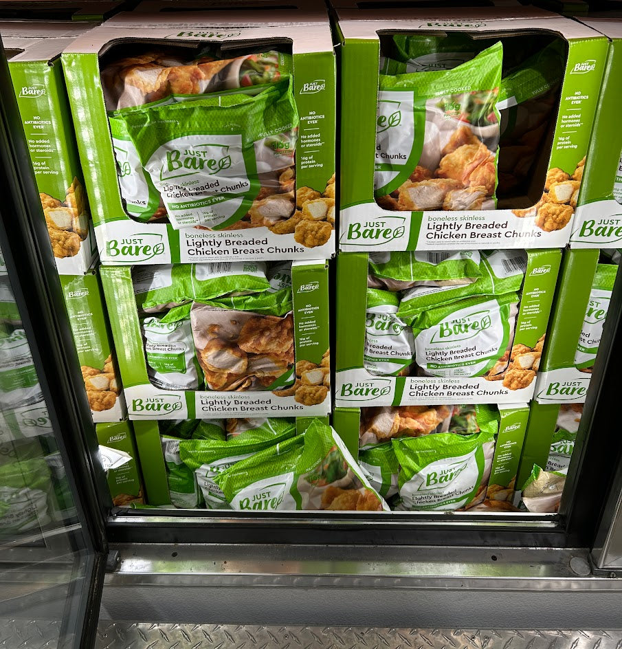 Just Bare Chicken Breast Chunks, 64 oz