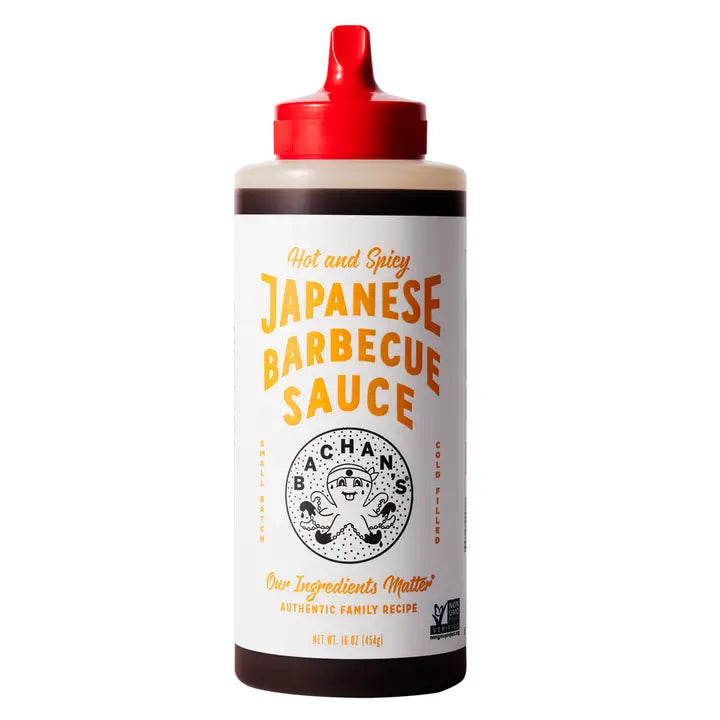 Bachan's Hot and Spicy Japanese Barbecue Sauce, 16 oz
