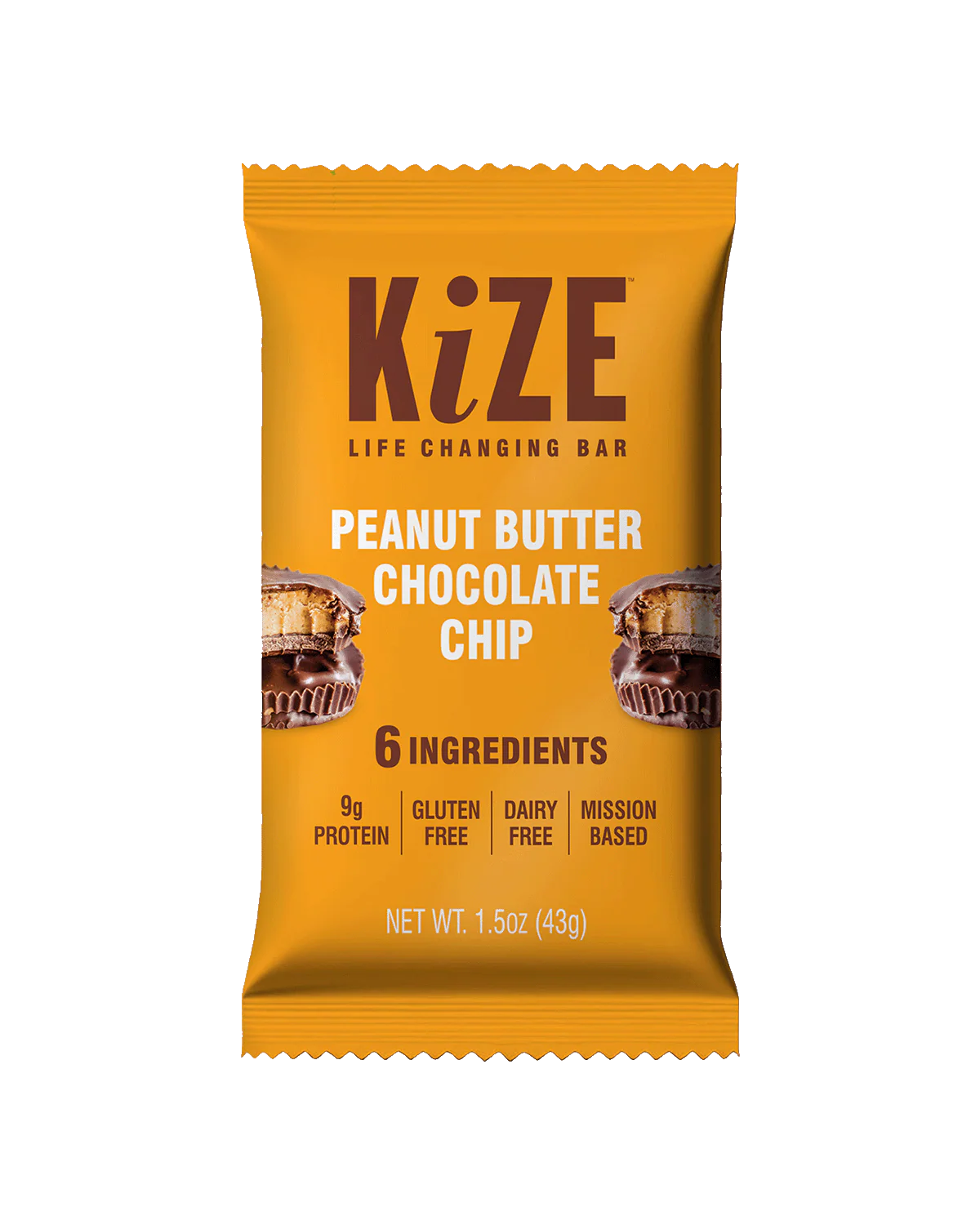 Kize Peanut Butter Chocolate Chip Bar 1.6 oz