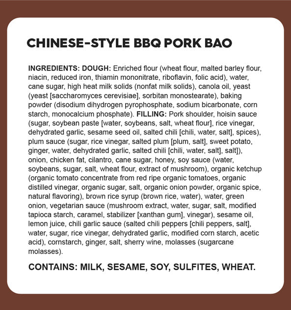 Wow Bao Chinese-Style BBQ Pork Bao, 4 Count