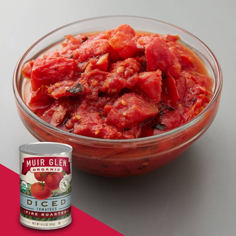 Muir Glen Organic Fire Roasted Diced Tomatoes, 14.5 oz