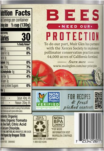 Muir Glen Organic Tomato Diced, 14.5 oz