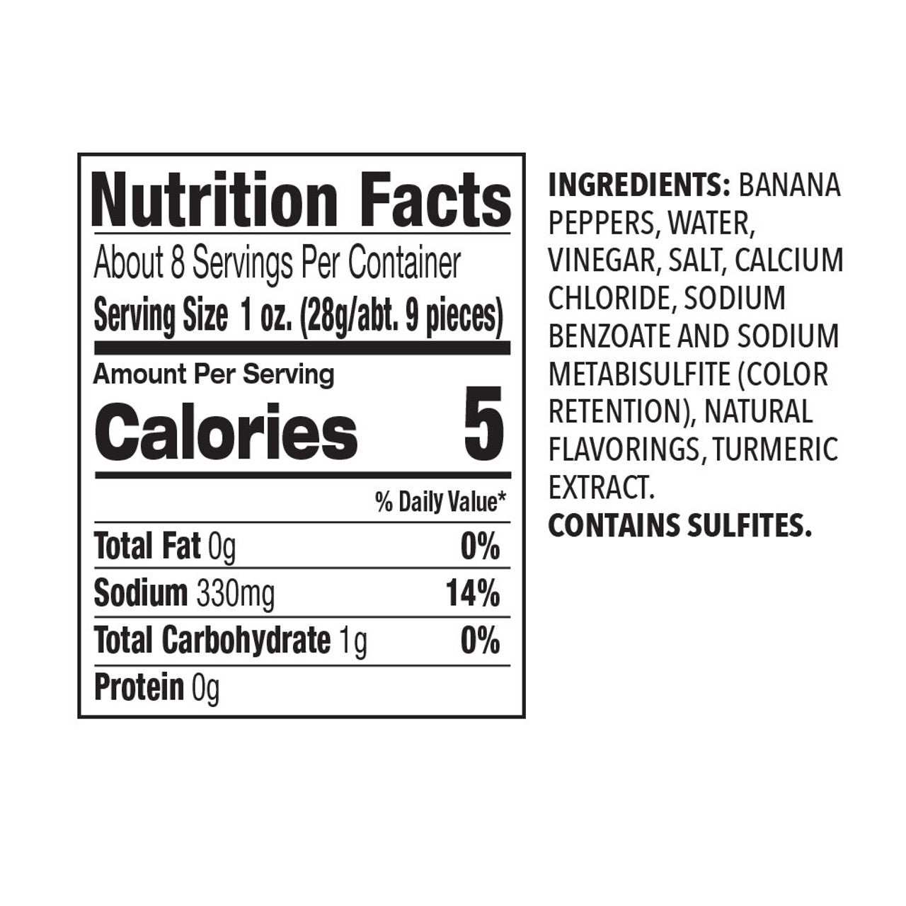 Delallo Mild Banana Pepper Rings, 16 oz